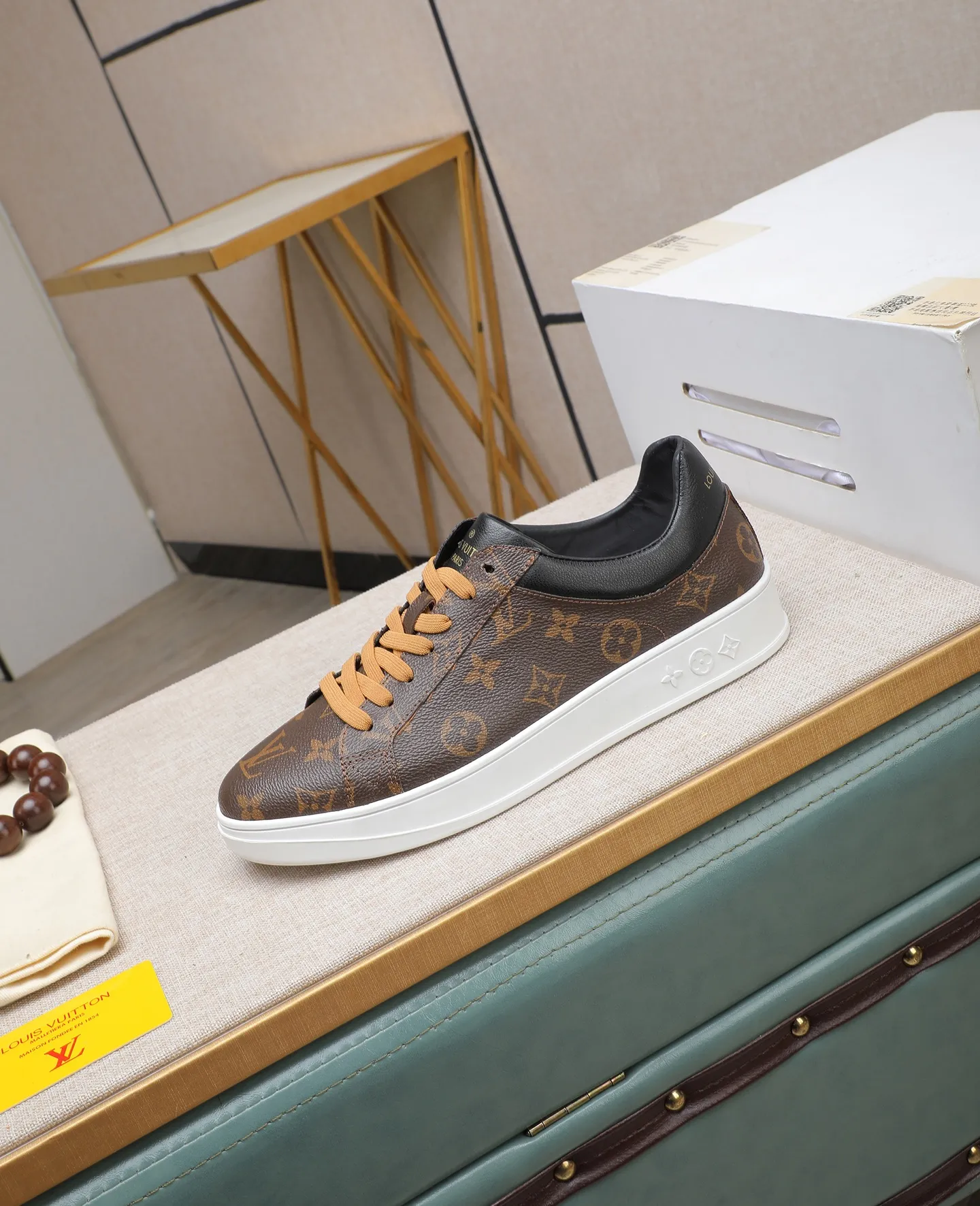 Men's shoes 💰420 📛📛(Niuli) high-end [LOUIS VUITTON】Louis Vuitton official website synchronizes new products👟Milan fashion catwalk style🇰🇾🇰🇾LV house logo, celebrity style, a must-have for fashionistas⚠️First-layer calfskin➕Cowhide lining➕Official website original original outsole👞Number 38-44